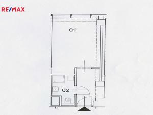 Pronájem bytu 1+kk, Praha - Jinonice, Peroutkova, 26 m2