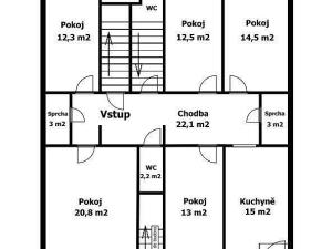 Prodej bytu 5+1, Plzeň - Jižní Předměstí, Vrchlického, 141 m2