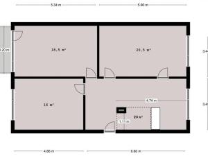 Prodej bytu 3+1, Lovosice, Vodní, 78 m2