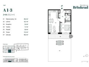 Prodej bytu 2+kk, Lázně Bělohrad, 53 m2