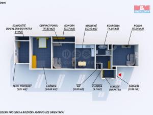 Prodej rodinného domu, Kadov - Pole, 202 m2