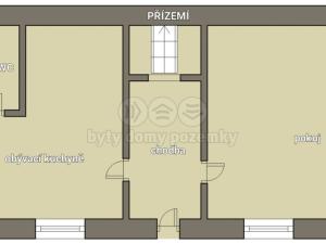 Prodej rodinného domu, Zruč nad Sázavou, Nábřežní, 91 m2