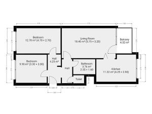 Pronájem bytu 3+1, Praha - Kobylisy, Rajmonova, 67 m2