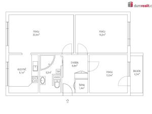 Prodej bytu 3+1, Velké Karlovice, 72 m2