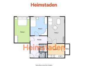 Pronájem bytu 3+1, Frýdek-Místek - Místek, Zahradní, 60 m2
