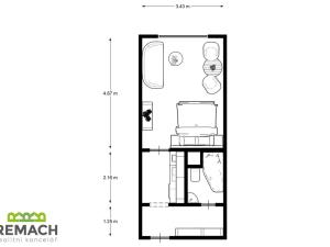 Pronájem bytu 1+kk, Uherské Hradiště, Jindřicha Pruchy, 28 m2