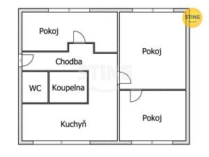 Prodej bytu 3+1, Třinec, Palackého, 75 m2