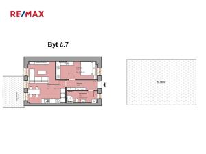 Prodej bytu 2+kk, Třeština, 56 m2