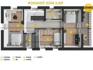 Prodej rodinného domu, Dřenice, 80 m2