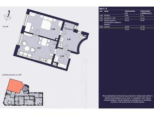 Prodej bytu 2+kk, Kralupy nad Vltavou, S. K. Neumanna, 57 m2