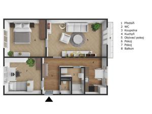 Pronájem bytu 3+1, České Budějovice - České Budějovice 7, Roudenská, 72 m2