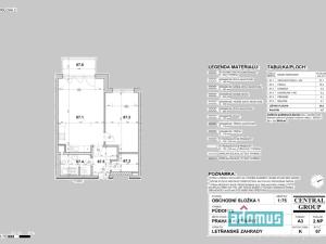 Pronájem bytu 2+kk, Praha - Letňany, Hlučkova 881/3, 61 m2