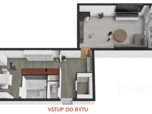 Prodej bytu 1+1, Ústí nad Labem - Severní Terasa, Maková, 50 m2