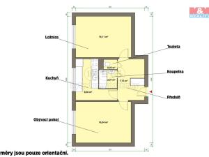 Pronájem bytu 2+1, Velká Hleďsebe, Havlíčkova, 52 m2