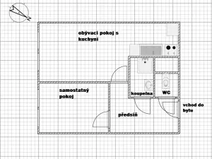 Prodej bytu 2+kk, Praha - Braník, Údolní, 60 m2