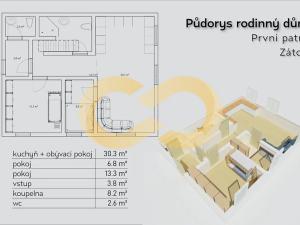 Prodej rodinného domu, Lenora, 92 m2