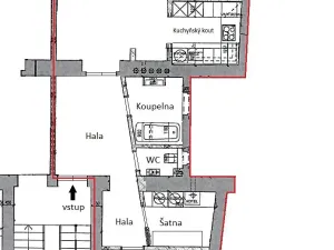 Pronájem bytu 3+kk, Praha - Nové Město, Jungmannova, 86 m2