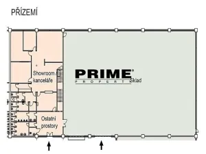 Pronájem skladu, Čestlice, Obchodní, 1393 m2