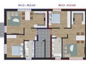 Prodej bytu 2+kk, Pravlov, 51 m2