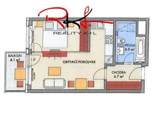 Prodej bytu 2+kk, Praha - Dolní Měcholupy, Honzíkova, 45 m2