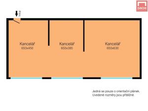 Pronájem kanceláře, Chvalkovice, 97 m2