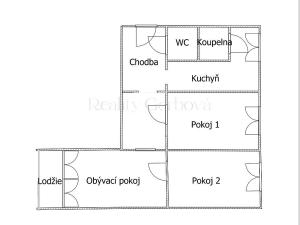 Pronájem bytu 3+1, Jindřichův Hradec - Jindřichův Hradec III, sídliště Vajgar, 78 m2