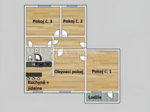 Prodej bytu 4+kk, Praha - Střížkov, Teplická, 73 m2