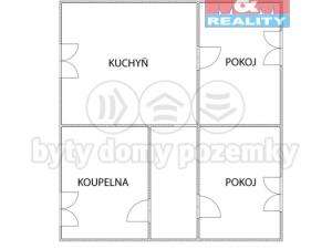 Pronájem bytu 2+1, Děčín, Teplická, 62 m2