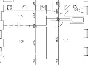 Pronájem bytu 2+1, Brno - Židenice, Eimova, 55 m2