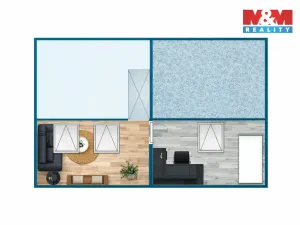 Prodej bytu 3+kk, Žleby, Polní, 79 m2