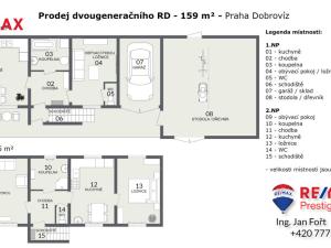 Prodej rodinného domu, Dobrovíz, Pražská, 160 m2