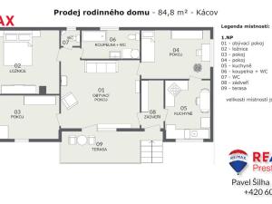 Prodej rodinného domu, Kácov, 85 m2