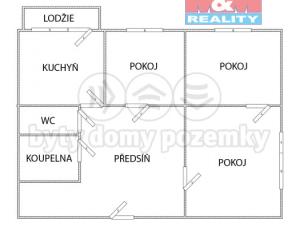 Pronájem bytu 3+1, Karviná - Mizerov, tř. 17. listopadu, 72 m2