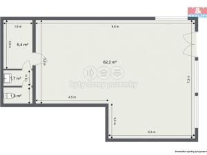 Prodej obchodního prostoru, Karlovy Vary, Zámecký vrch, 71 m2