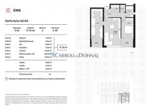 Prodej bytu 3+kk, Ostrava - Slezská Ostrava, U Hájenky, 79 m2