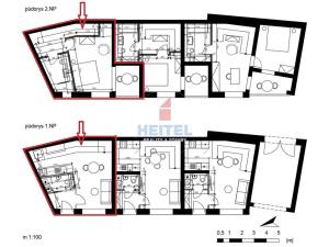 Pronájem bytu 2+kk, Olomouc, Vodární, 59 m2