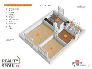 Prodej bytu 2+1, Praha - Nové Město, Ve Smečkách, 56 m2