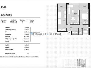 Prodej bytu 3+kk, Ostrava - Slezská Ostrava, U Hájenky, 78 m2