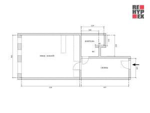 Pronájem bytu 1+kk, Liberec - Liberec IV-Perštýn, Lípová, 42 m2