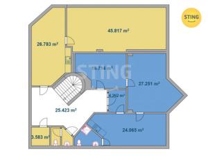 Pronájem kanceláře, Frýdek-Místek - Místek, Tržní, 102 m2