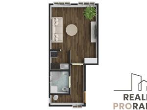 Pronájem bytu 1+kk, Rohatec, Nádražní, 35 m2