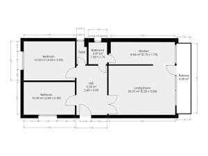 Pronájem bytu 3+kk, Praha - Braník, Žalmanova, 67 m2