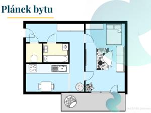 Prodej bytu 1+1, České Budějovice, J. Bendy, 40 m2