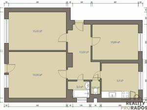 Prodej bytu 3+1, Moravský Krumlov, Bří. Čapků, 80 m2