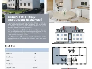 Prodej bytu 2+kk, Dolní Branná, 60 m2