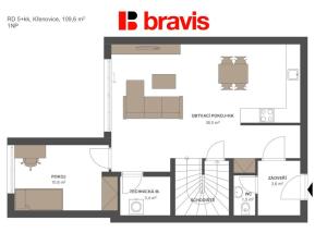 Prodej rodinného domu, Křenovice, Široká, 110 m2