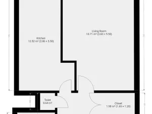 Pronájem bytu 1+1, Praha - Kamýk, Cuřínova, 46 m2