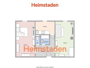 Pronájem bytu 2+1, Karviná - Nové Město, Holubova, 48 m2