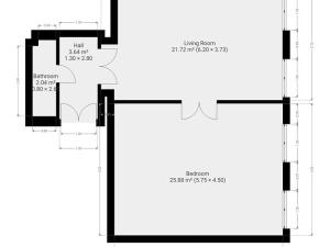 Pronájem bytu 2+kk, Praha - Vinohrady, Slovenská, 57 m2