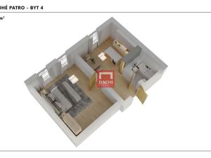 Prodej bytu 1+1, Mladé Buky, 55 m2